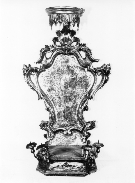 tronetto per esposizione eucaristica - bottega toscana (sec. XVIII)