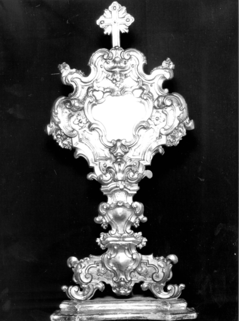 reliquiario - a ostensorio - bottega lucchese (sec. XVIII)