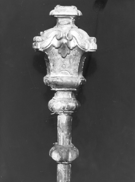 mazza processionale - bottega toscana (sec. XVIII)