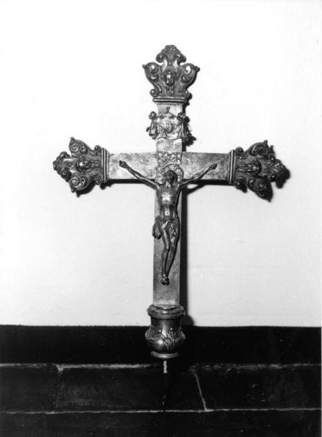 croce processionale - bottega lucchese (sec. XVIII)