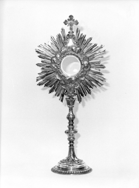 ostensorio - a raggiera di Pellegrini Antonio Maria (sec. XVIII)