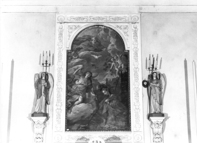 ANNUNCIAZIONE (dipinto) di Franchi Antonio detto Lucchese (sec. XVII)