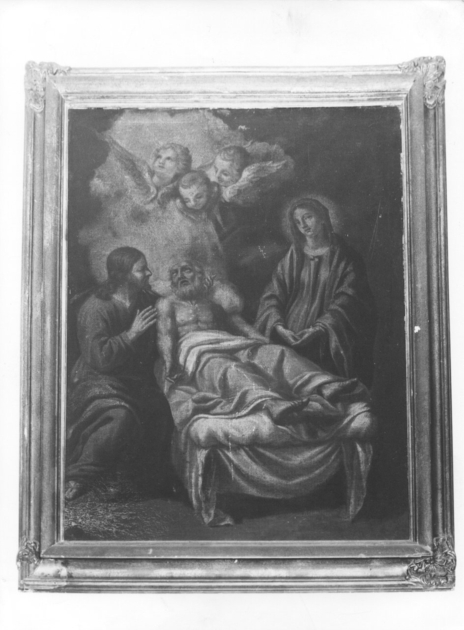 MORTE DI SAN GIUSEPPE (dipinto) - ambito versiliese (prima metà sec. XIX)