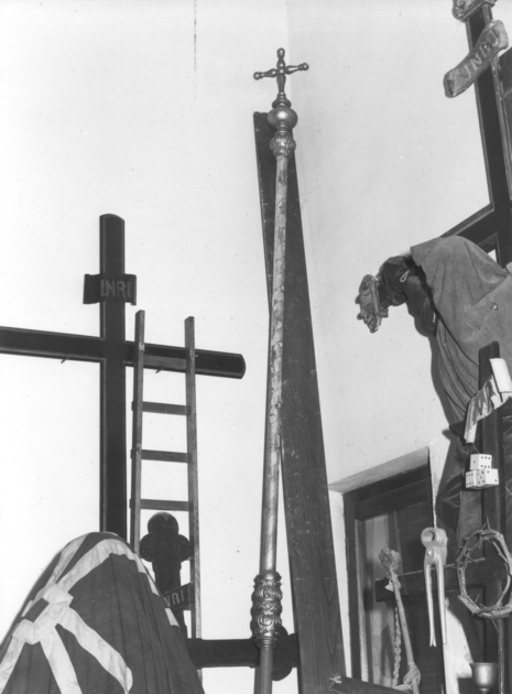 asta di stendardo processionale di Cipriani Dionisio (?) (bottega) (seconda metà sec. XIX)