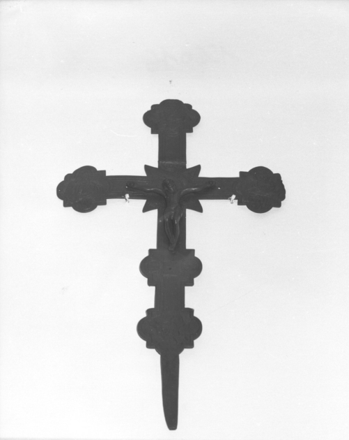 croce processionale - bottega toscana (sec. XVII)