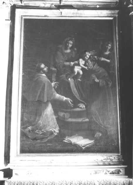 Madonna con Bambino e Santi (dipinto) di Gramatica Antiveduto (fine/inizio secc. XVI/ XVII)