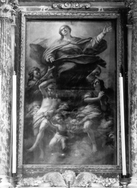 ASSUNZIONE DELLA MADONNA (dipinto) di Marcucci Michele (seconda metà sec. XIX)