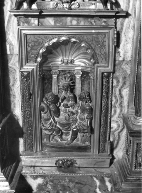 sportello di tabernacolo, elemento d'insieme di Vambrè Giovanni il Vecchio (sec. XVII)