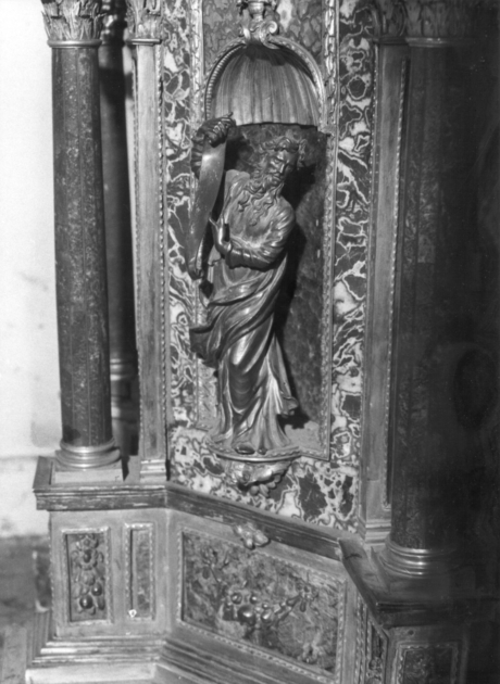 Mosè (statua, elemento d'insieme) di Vambrè Giovanni il Vecchio (sec. XVII)