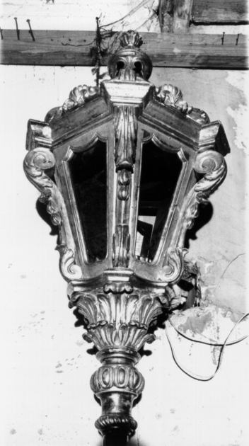 lanterna processionale, serie di Cipriani Ginese (bottega) (metà sec. XIX)