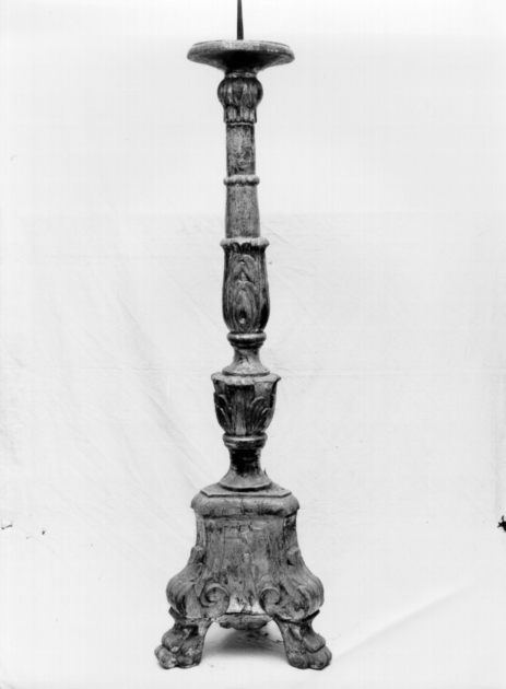 candelabro, serie - bottega versiliese (prima metà sec. XIX)