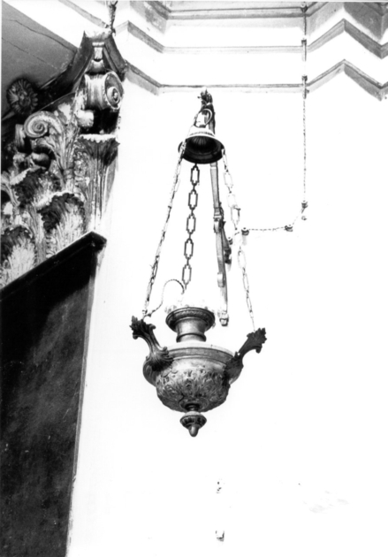 lampada pensile, serie - bottega toscana (prima metà sec. XIX)