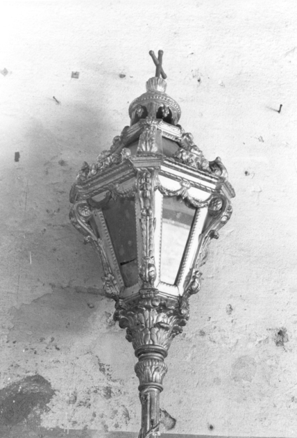 lanterna processionale, serie di Cipriani Ginese (bottega) (secondo quarto sec. XIX)