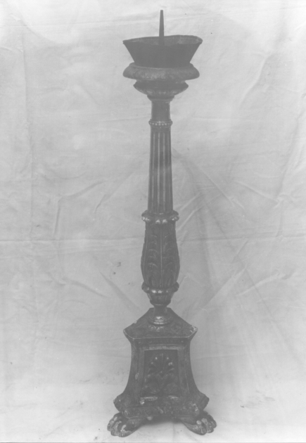 candeliere, serie di Cipriani Dionisio (bottega) (ultimo quarto sec. XIX)