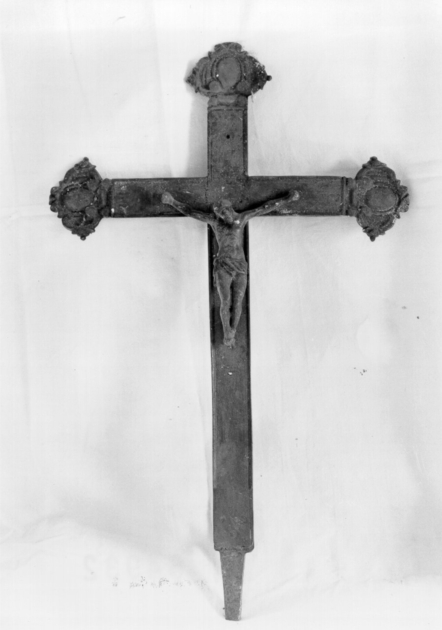 croce processionale - bottega toscana (sec. XVII)