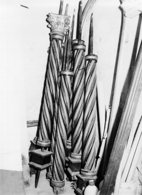 colonna tortile, serie di Cipriani Ginese (bottega) (prima metà sec. XIX)