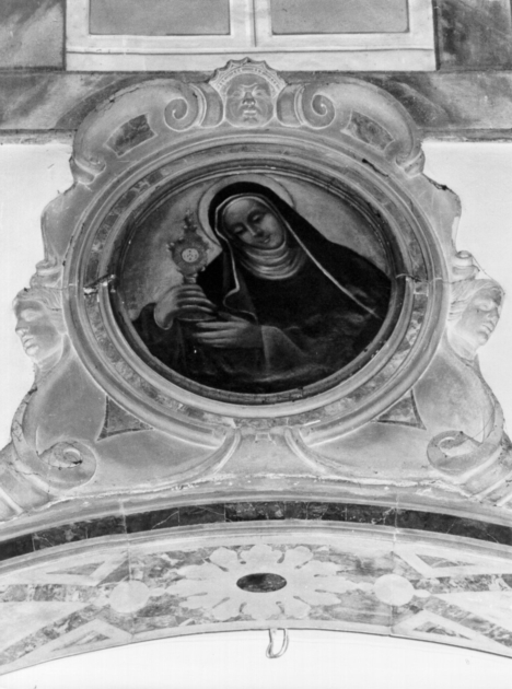 Santa Chiara (dipinto) di Carlini Alberico Clemente (sec. XVIII)