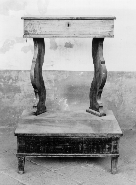 inginocchiatoio - bottega toscana (sec. XVIII)