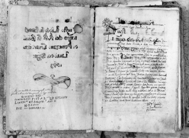 manoscritto - ambito apuoversiliese (seconda metà sec. XVII)