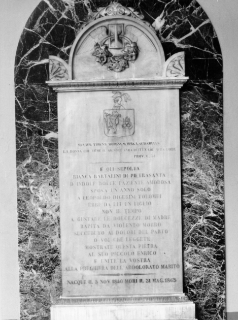 lapide tombale - ambito apuoversiliese (seconda metà sec. XIX)