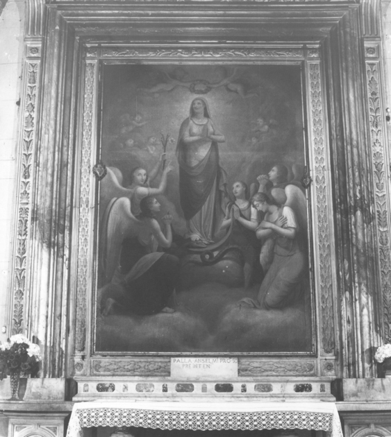 IMMACOLATA CONCEZIONE (dipinto) - ambito toscano (sec. XVIII)