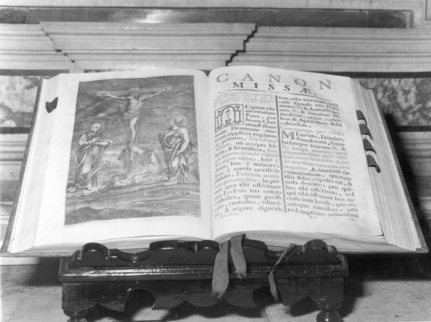 coperta di libro liturgico di Grandi Carlo - bottega romana (primo quarto sec. XIX)