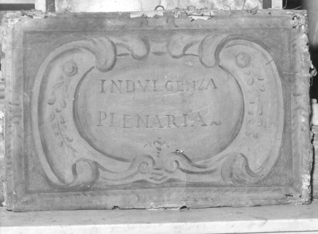 CARTIGLIO (dipinto) - ambito lucchese (seconda metà sec. XVIII)