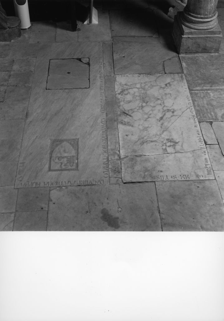 lapide tombale - ambito toscano (sec. XV)