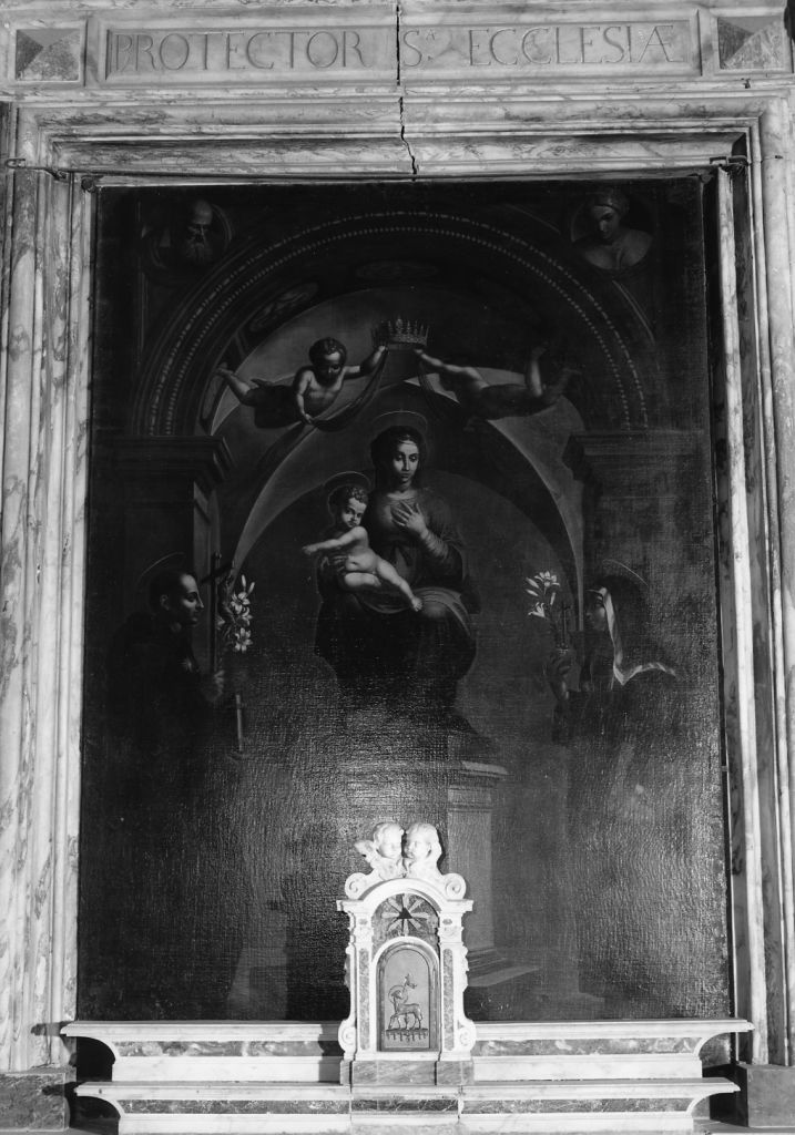 INCORONAZIONE DI MARIA VERGINE (dipinto, opera isolata) di Imbert Jean (sec. XVIII)