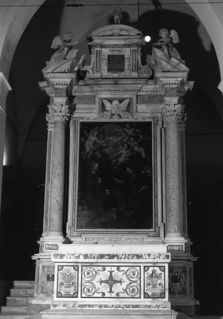 mensa d'altare, elemento d'insieme di Stagi Giovan Battista (sec. XVII)