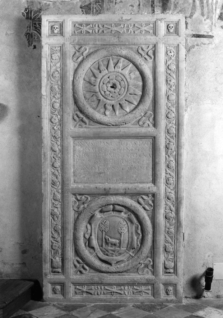 lapide tombale - bottega toscana (sec. XVI)