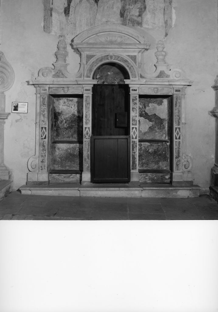 confessionale - bottega toscana (sec. XVII)