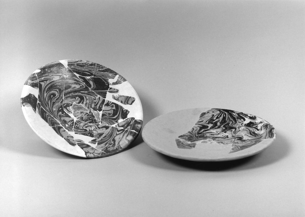 piatto, frammento - manifattura pisana (seconda metà sec. XVI)