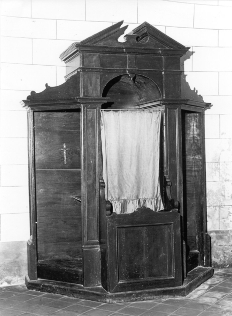 confessionale - ambito garfagnino (sec. XVII)