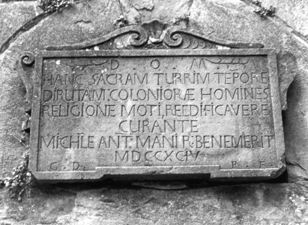 lapide - ambito garfagnino (sec. XVIII)