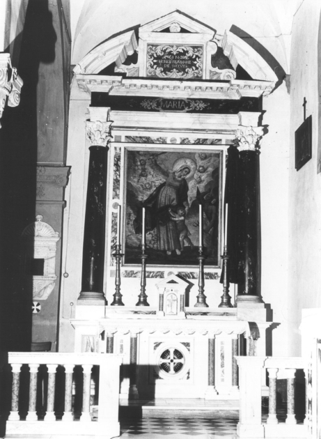 altare - ambito garfagnino (secc. XVII/ XVIII)