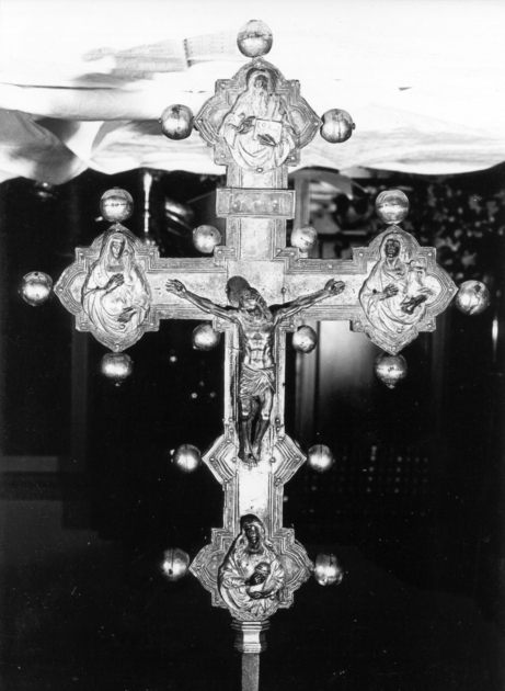 croce processionale di Marti Francesco (maniera) (terzo quarto sec. XVI)