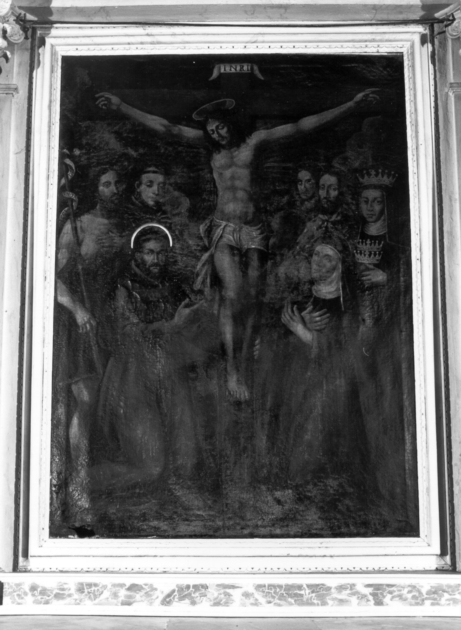 Cristo crocifisso (dipinto) - ambito italiano (secc. XVII/ XVIII)