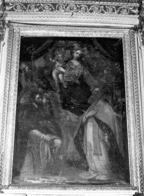Madonna con Bambino e Santi (dipinto) di Mannucci Gaspare (sec. XVIII)