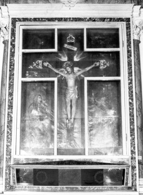 crocifissione di Cristo (dipinto) - ambito italiano (secc. XVIII/ XIX)