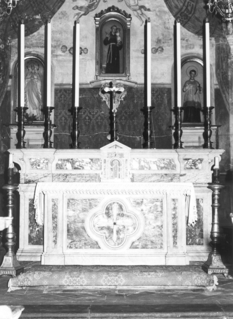 altare maggiore - ambito garfagnino (secc. XVIII/ XIX)