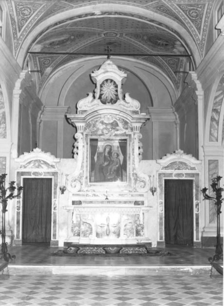 altare maggiore - ambito apuoversiliese (sec. XVIII)