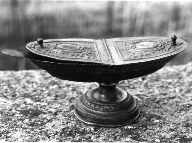 navicella portaincenso - bottega italiana (sec. XVIII)