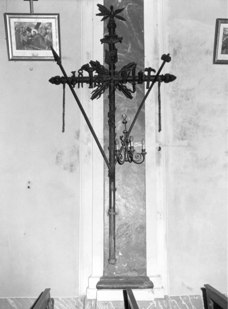 croce penitenziale - ambito garfagnino (secc. XVIII/ XIX)