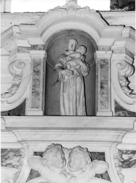Sant'Antonio da Padova con il bambino (statuetta) - ambito apuoversiliese (sec. XVIII)