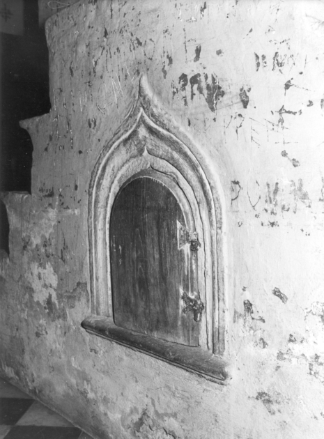 tabernacolo murale - ambito garfagnino (sec. XVII)