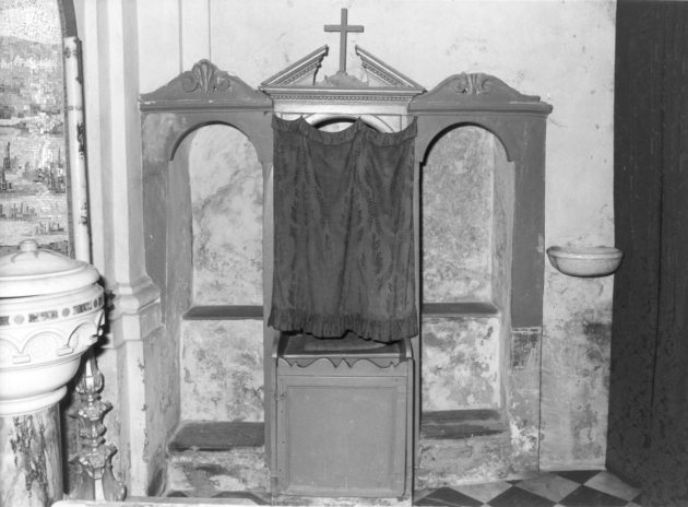 confessionale - ambito garfagnino (sec. XVIII)