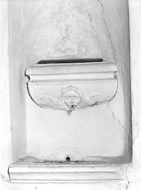 lavabo da sacrestia - ambito garfagnino (sec. XVII)