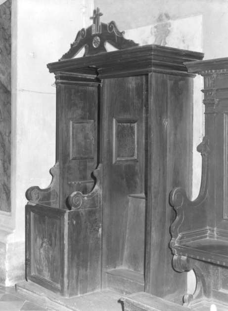 confessionale - ambito garfagnino (secc. XVIII/ XIX)