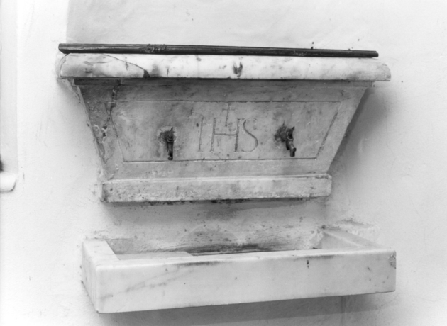 lavabo da sacrestia - ambito apuoversiliese (sec. XVIII)